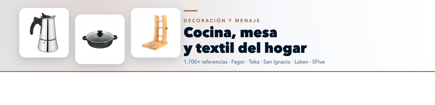 Cocina, mesa y textil del hogar