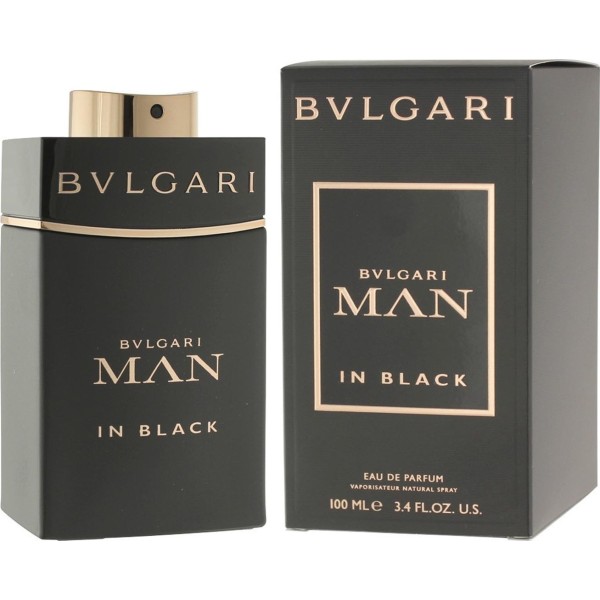 Frasco y caja de Bulgari Man in Black